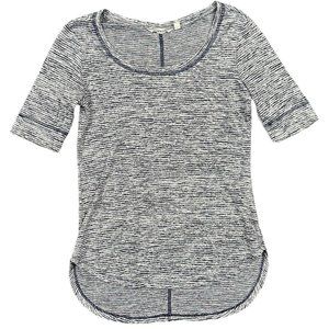 Athleta Breezy Short Sleeve Modal T-Shirt Size XS Heathered Blue Gray
